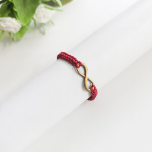 Infinity Autumn Red armband