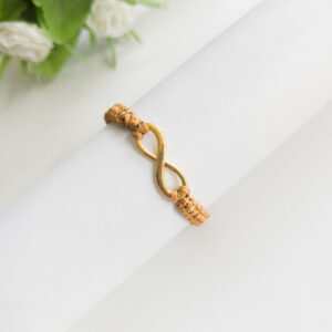 Infinity Caramel armband