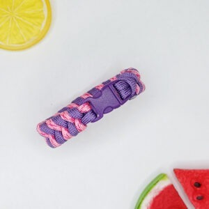 Paracord Bracelet Purple Pink - maat S/kind