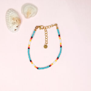 Armband boho aqua