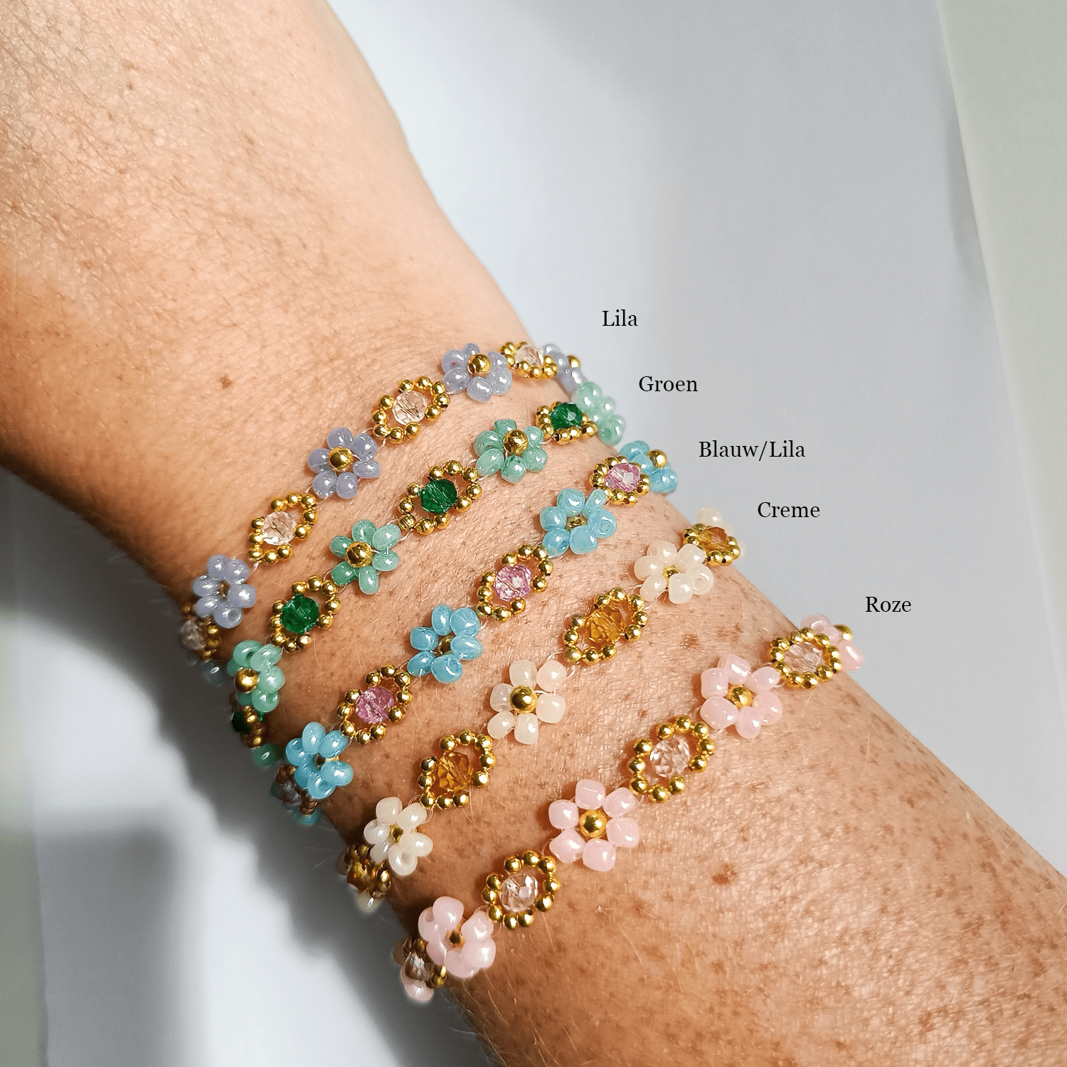 Shiny Daisy armbandjes