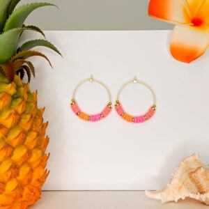 Set Pink Orange (2 sieraden)